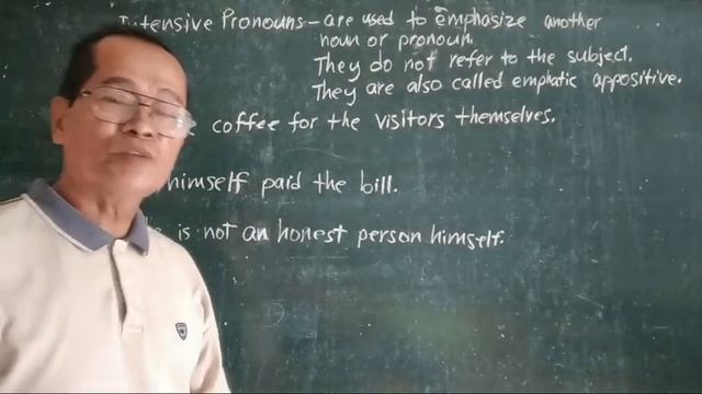 HOW TO WRITE A SENTENCE USING REFLEXIVE AND INTENSIVE PRONOUNS English Bytes With Sir Ibo смотреть онлайн