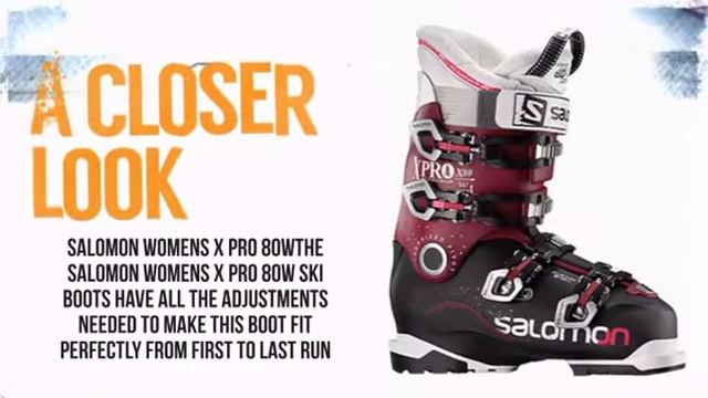 Salomon X Pro X80 Wide Ski Boot Women's- Burdendy - TheSkiBum.com смотреть онлайн