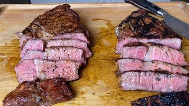 Traeger vs Oklahoma Joe - Steaks Head to Head! смотреть онлайн