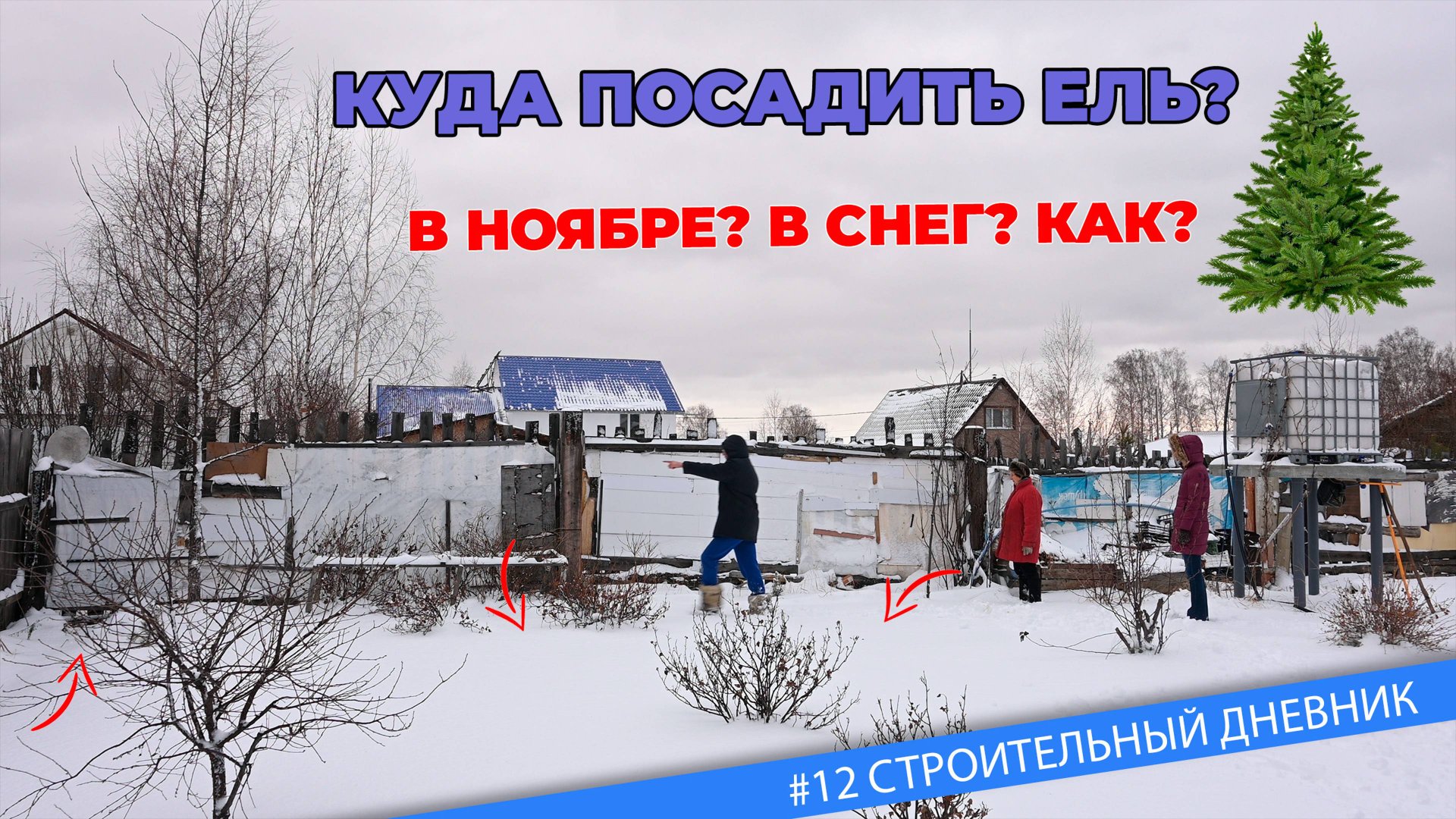 #12 Сажаем Ель в снег. Разве так можно?