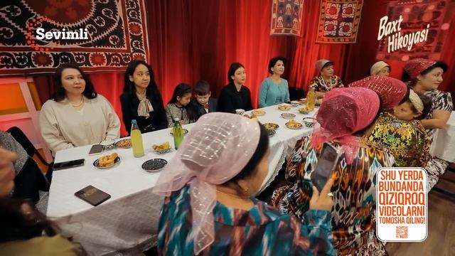 BAXT HIKOYASI - 55 YILLIK TOʻY, KELIN “PARVONA“ SPEKTAKLIDAGI YULDUZXON смотреть онлайн
