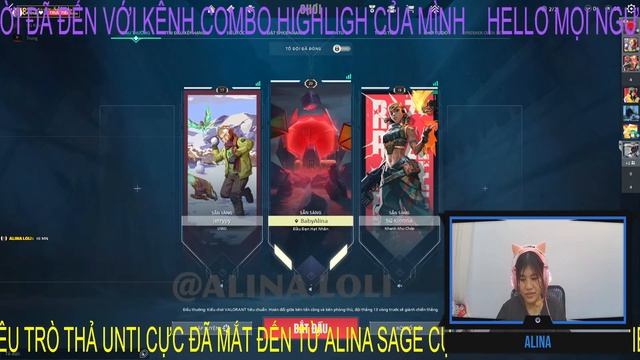 ALINA LOLI - BUCKY VALORANT - QUĂNG CHIÊU BOOM CỰC HACK ẢO смотреть онлайн