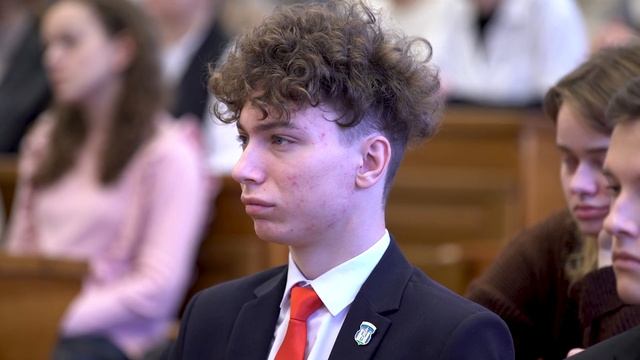 Встреча студентов БГУ с Председателем Совета Республики Натальей Кочановой