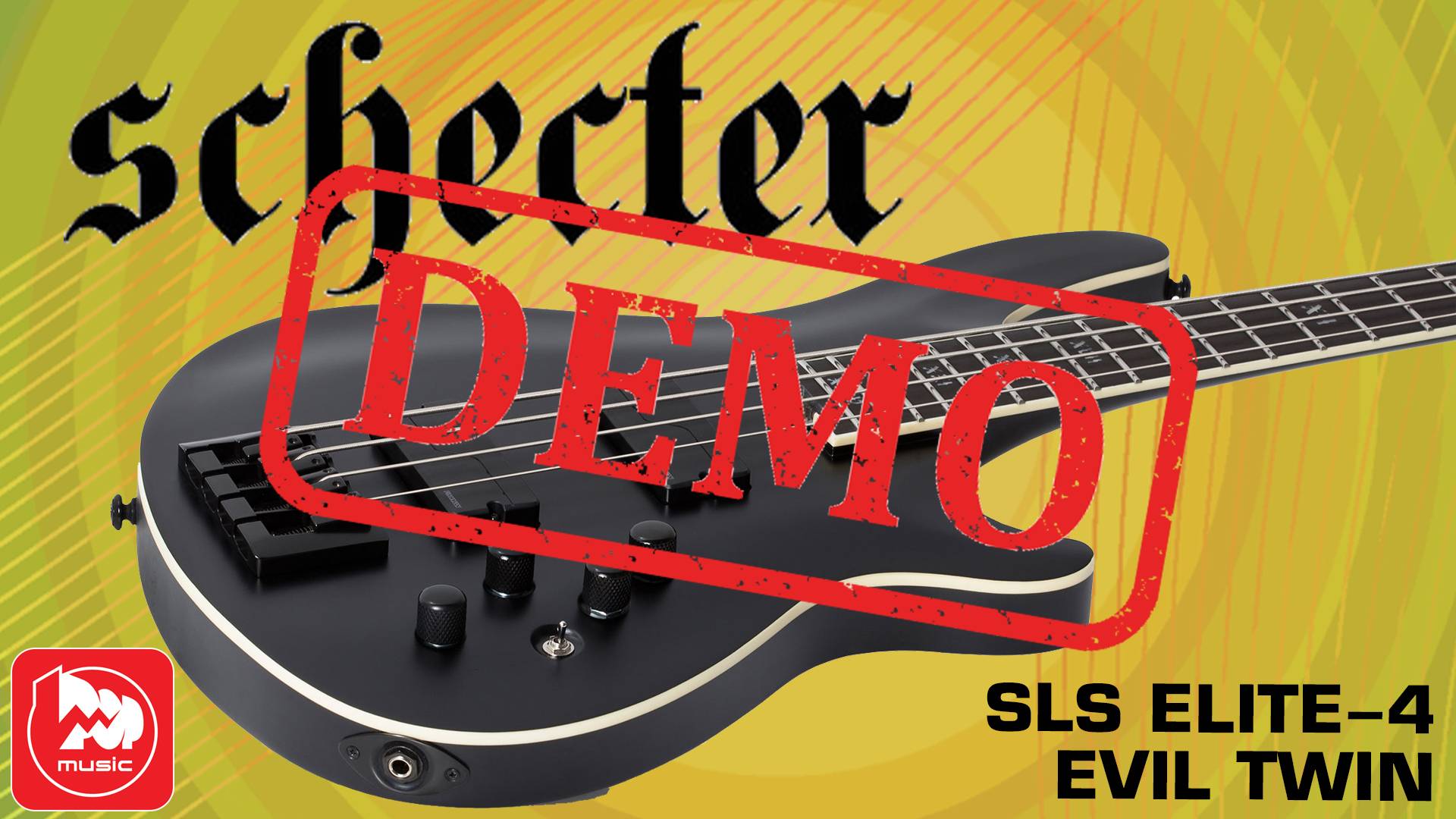 Бас-гитара SCHECTER SLS ELITE-4 EVIL TWIN - демонстрация звучания смотреть онлайн