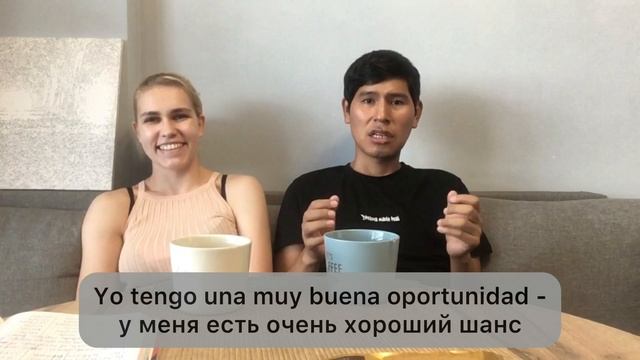 Estudiando Español Con Mi Esposa Rusa  Учим испанский, диалог А1  Eassy Dialogue In Spanish
