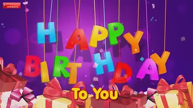 Песня для именинников Happy Birthday To You song смотреть онлайн