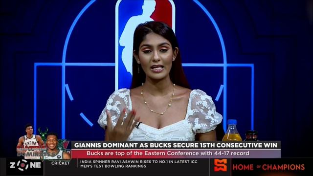 Giannis Dominant As Bucks Secures 15th Consecutive Win, Bucks Are Top Of EC With 44-17 Record