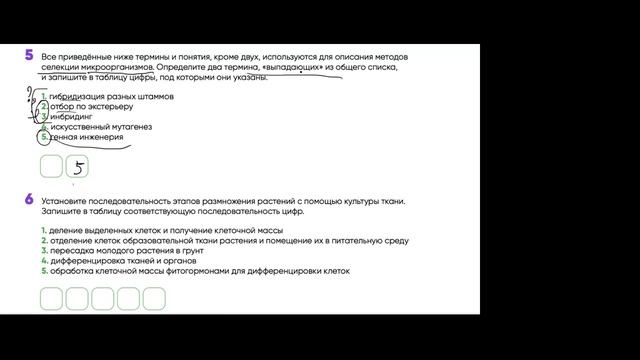 17.10 2 группа егэ селекция