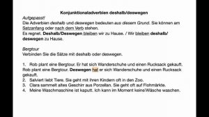 Deutsch B1 I Deshalb deswegen I Немецкий Б1 I Deshalb в немецком I Deswegen в немецком