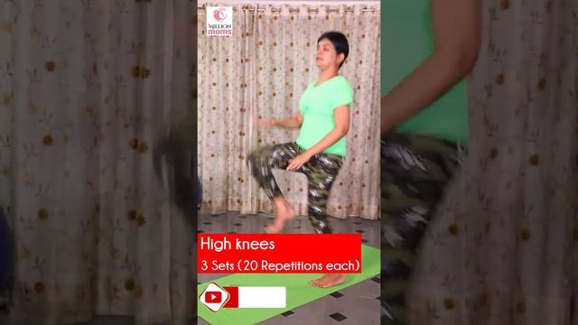 DAY 8 - Work Out of 100 Days Belly Fat to Belly Fit by Dr. Mani Pavitra || Million Moms смотреть онлайн