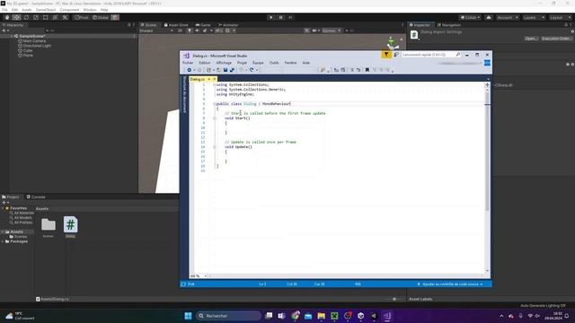 COMMENT CRÉER UN SCRIPT SUR UNITY ! | Unity tutoriel 2.0 [Épisode 3] смотреть онлайн