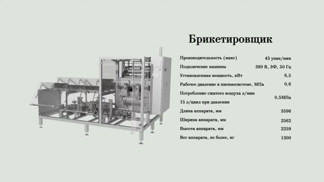 Фасовка и упаковка риса в пакеты с плоским дном и формирование из них брикетов смотреть онлайн