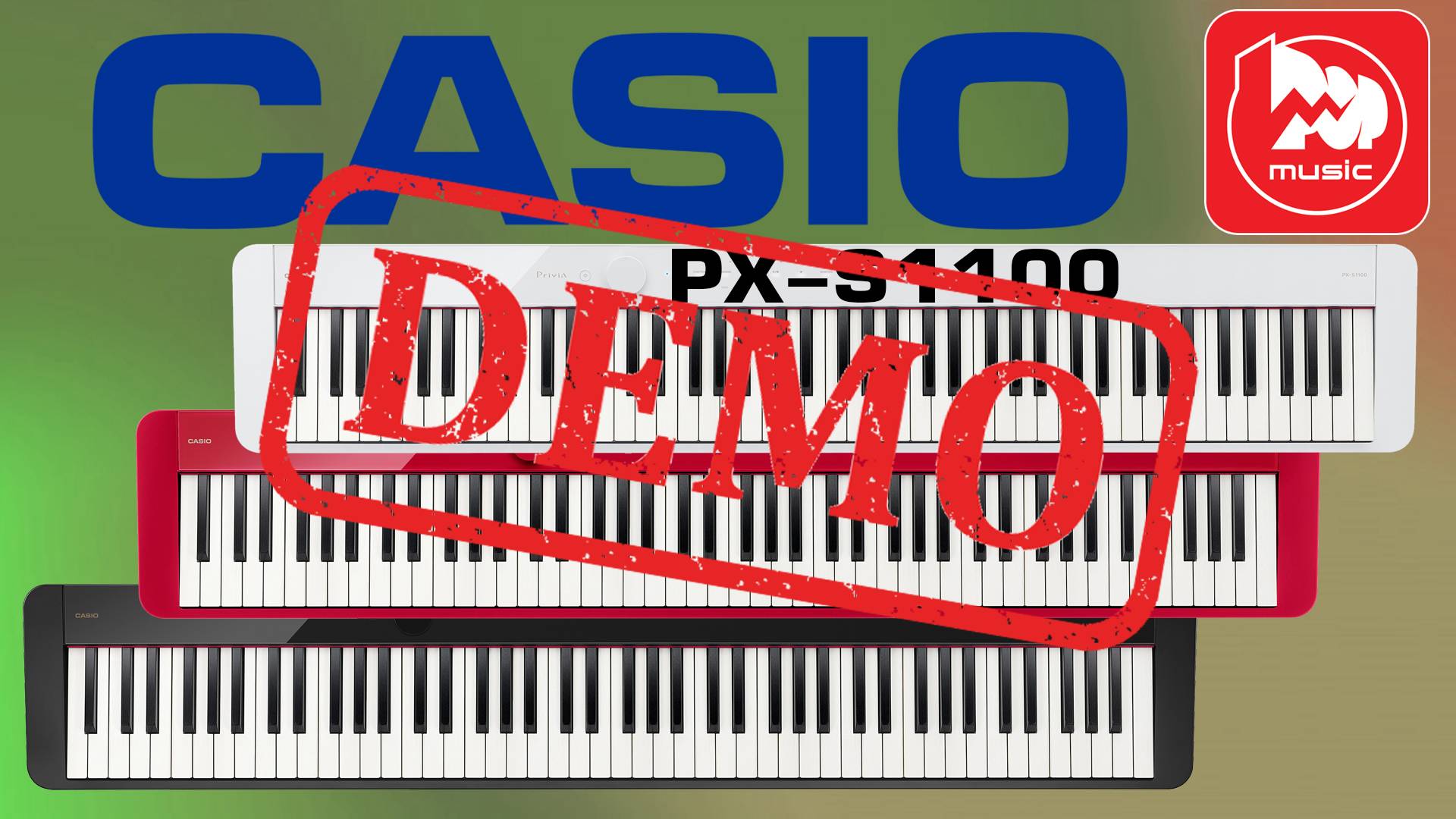 Цифровое пианино CASIO PX-S1100 - демонстрация звучания смотреть онлайн