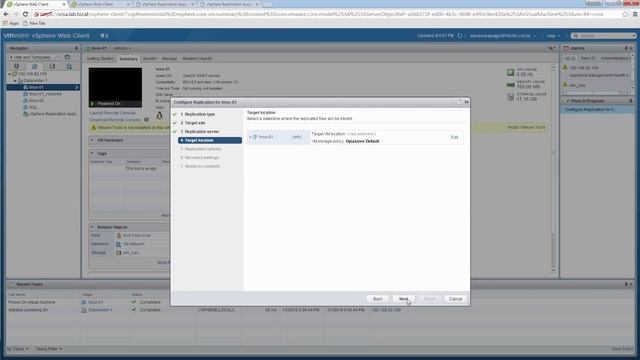 9 vSphere Replication Process смотреть онлайн