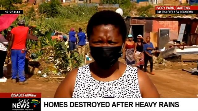 Riverside Informal settlement in Ivory Park battered by heavy rains смотреть онлайн