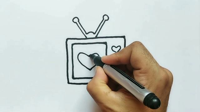 Bolalar uchun televizor rasm chizish / рисунок ТВ для детей / drawing on TV for kids смотреть онлайн