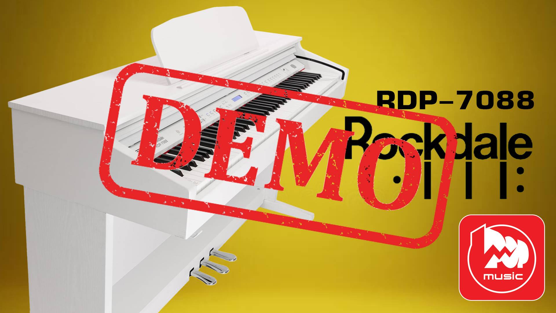 Цифровое пианино ROCKDALE Keys RDP-7088- демонстрация звучания смотреть онлайн