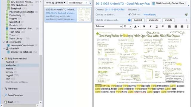 How to use Evernote to improve your visual thinking - Sacha Chua смотреть онлайн