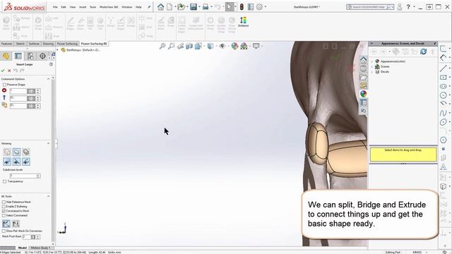 Reverse Engineering a SOLIDWORKS Topology Study Mesh смотреть онлайн
