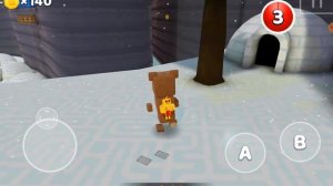 super bear adventure 4 прохожу зимний биом