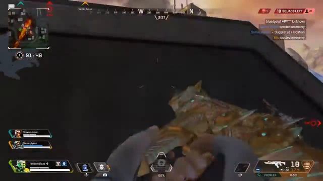 Apex Legends-Season 5 Caustic Squad play (4 kills) The Art Of War! смотреть онлайн