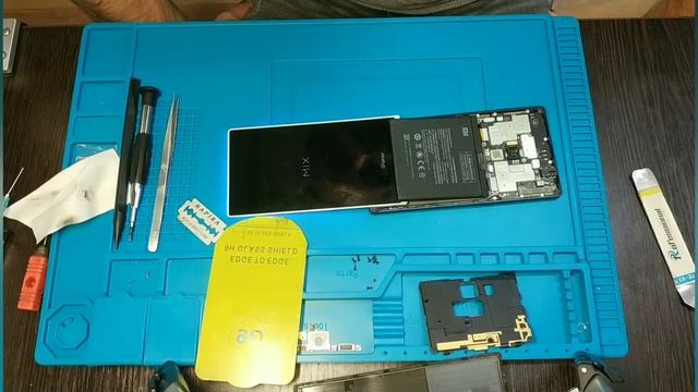 Замена стекла на Xiaomi Mi Mix. смотреть онлайн