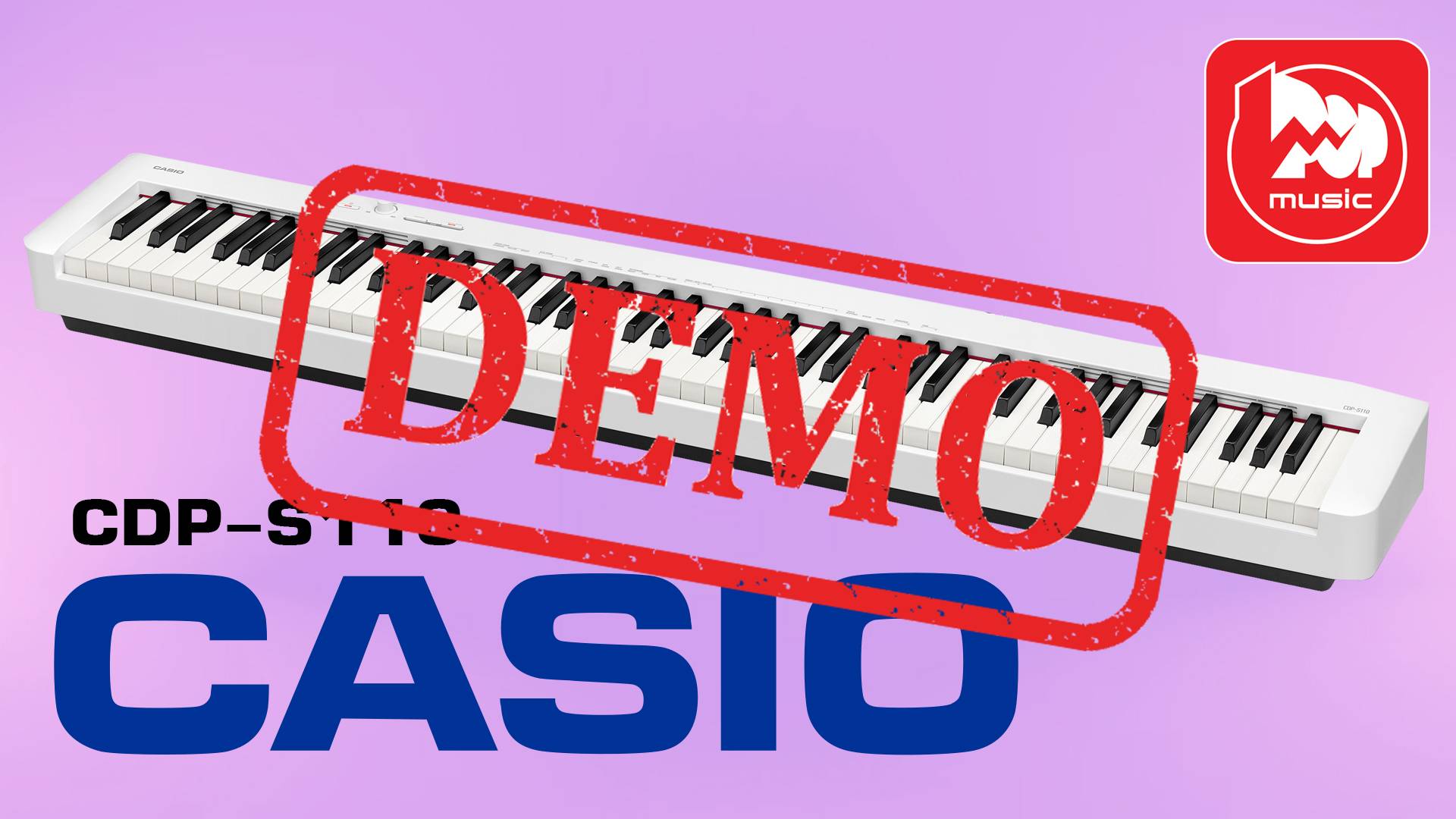 Цифровое пианино CASIO CDP-S110 - демонстрация звучания смотреть онлайн