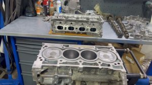 Ниссан х трейл MR20DE сильный расход масла,сгорел клапан и гуталин внутри!ремонт двс полный!