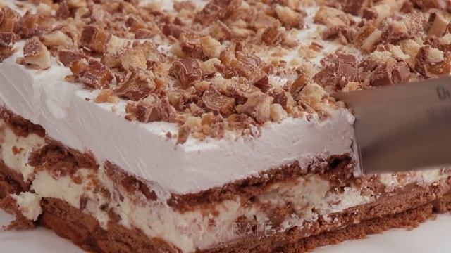 “Twix” biscuits cake. It will become your weakness. No oven, easy, fast to prepare | Cookrate смотреть онлайн
