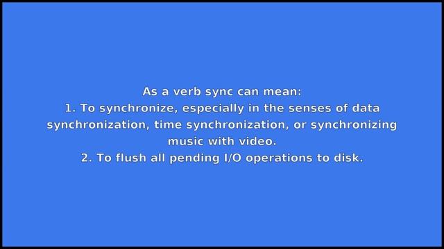 SYNC - Meaning and Pronunciation смотреть онлайн
