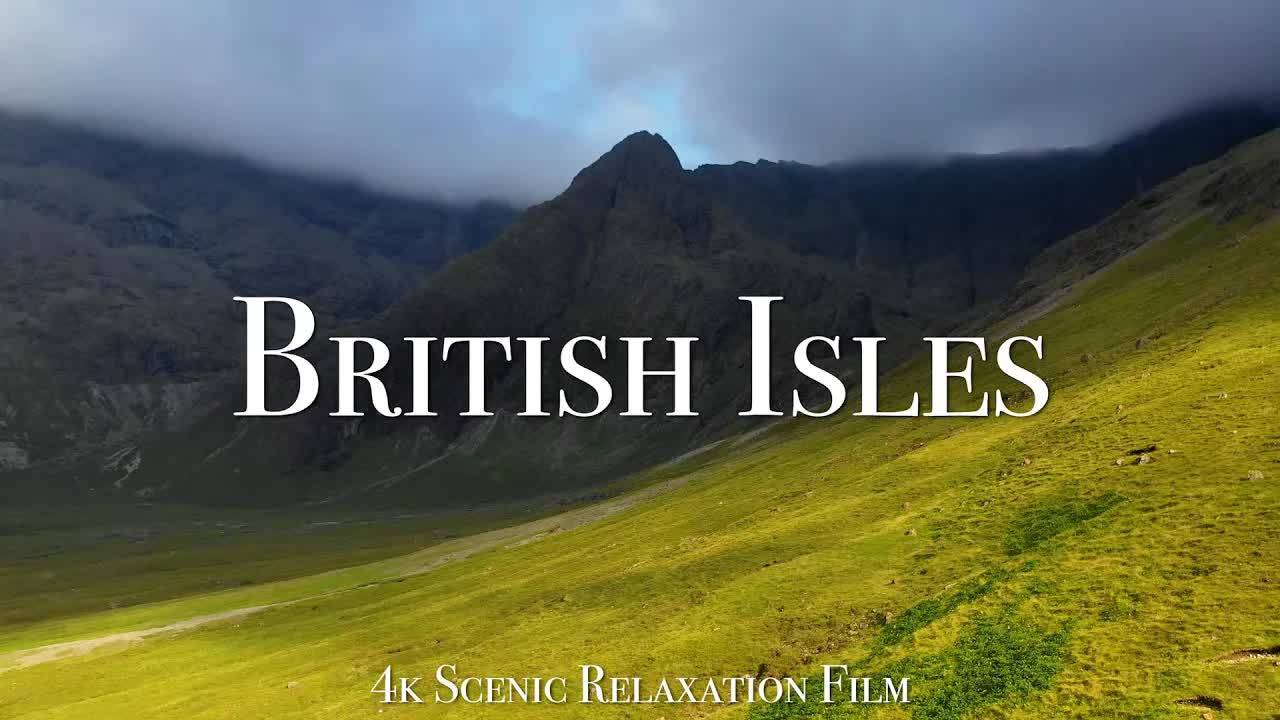 British Isles 4K - Scenic Relaxation Film With Calming Music смотреть онлайн