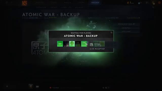 UP RANK LEGEND - ATOMIC WAR DOTA 2 CUSTOM GAME смотреть онлайн