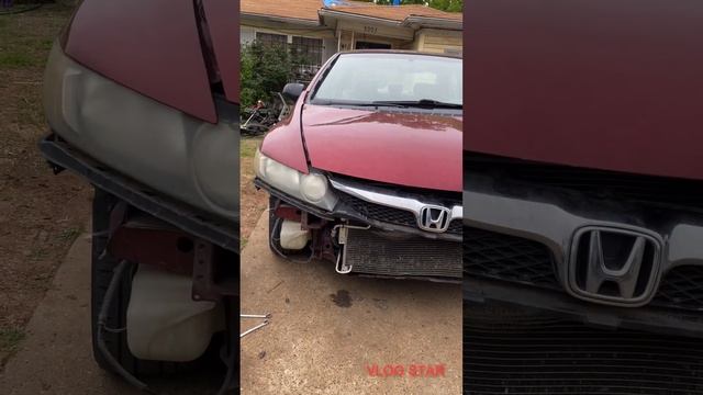 Honda Civic Radiator Condenser And Fan Replacement смотреть онлайн