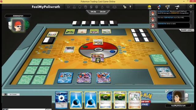 PTCGO Battle! FEAR MY POLIWRATH смотреть онлайн