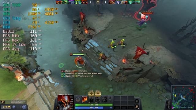 GTX 1650 + Ryzen 5 3600 - Dota 2 - Highest - 1080p смотреть онлайн