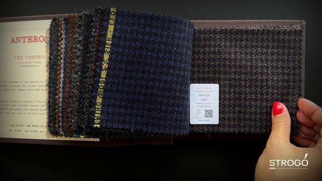 Каталог премиальных тканей для пошива костюмов Anteros The Tempest - Capolavoro tweed смотреть онлайн