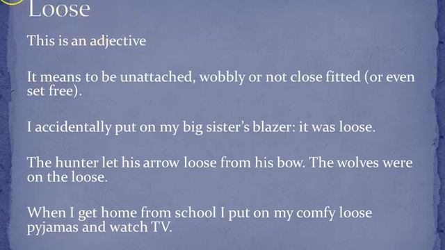 Grammar and Clarity Don't Mix Up Lose and Loose смотреть онлайн