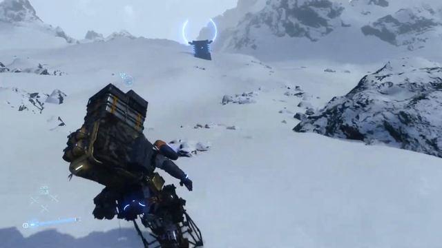 DEATH STRANDING DIRECTOR'S CUT Прыжок с трамплина на воздушном транспортёре смотреть онлайн