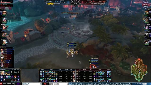 SPL S3 Spring Split Week 8 - Paradigm vs. The Leftovers (Game 1)