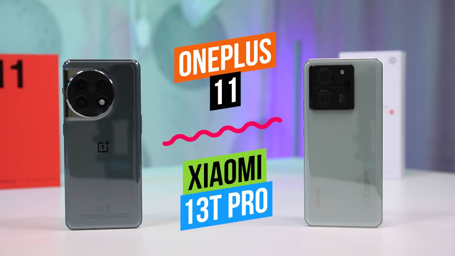 Сравнение Xiaomi 13T Pro - OnePlus 11 смотреть онлайн
