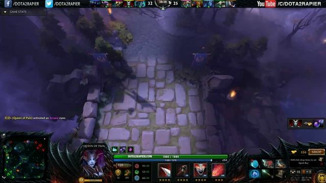Miracle- Dota 2 [Queen of Pain] Keep FEEDING смотреть онлайн
