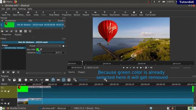Green Screen | Shotcut Video Editor Tutorial #21 смотреть онлайн