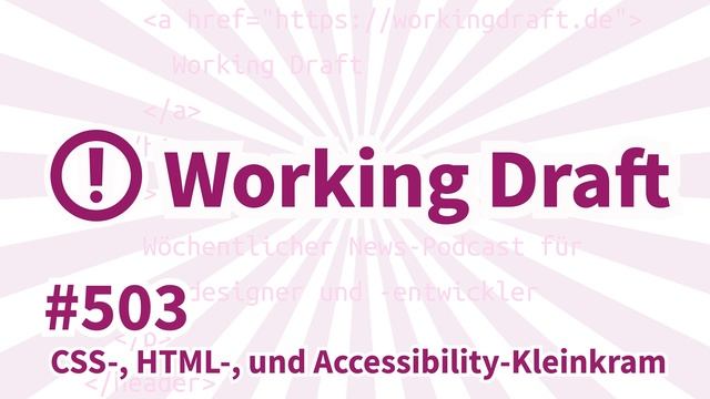Revision 503: CSS , HTML , und Accessibility Kleinkram смотреть онлайн