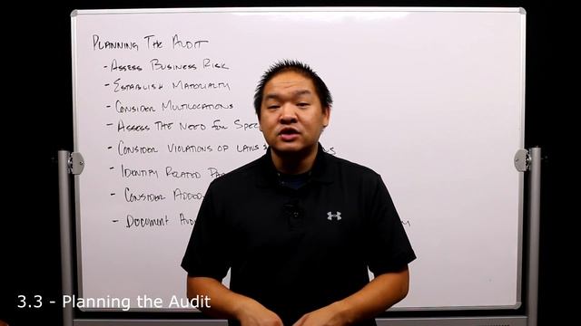 3.3 - Auditing - Planning the Audit смотреть онлайн