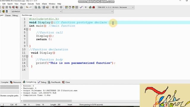 Learn To Create Function in C Easy way(watch This Till End) @techhonour смотреть онлайн