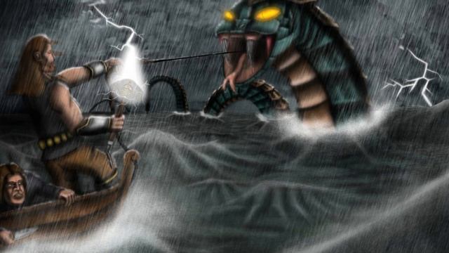 Who is Jormungandr, The World Serpent from Norse Mythology? смотреть онлайн