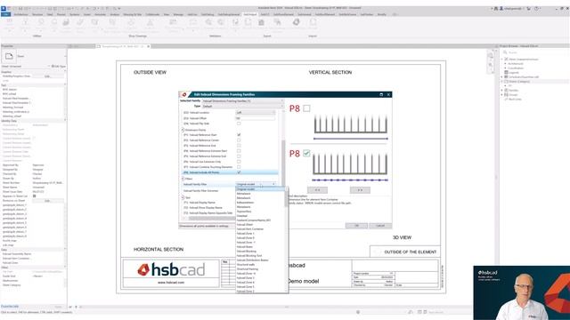 New Shop Drawing User Interface (UI) - hsbDesign26 for Revit® смотреть онлайн
