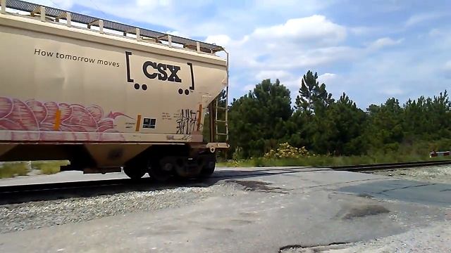 Csx F741 entering Hamlet yard 8/26/18 Part 2 смотреть онлайн