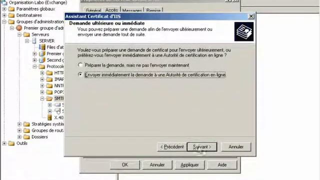Creation Dun Serveur Virtuel SMTP Scuris