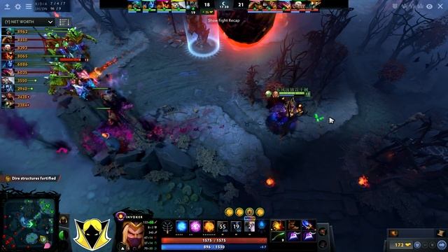 TOP 1 INVOKER DOTABUFF | EPIC RANK 38 DSTONES INVOKER vs SHADOW FIEND MID | Dota 2 Invoker смотреть онлайн